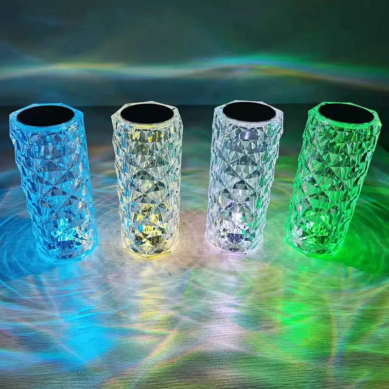 LED Crystal bordlampe