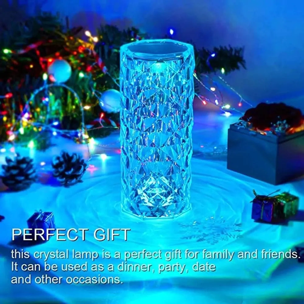 LED Crystal bordlampe